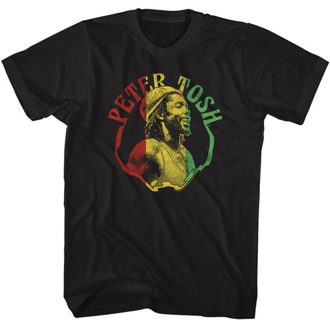 Peter Tosh Black Adult S/S Tshirt