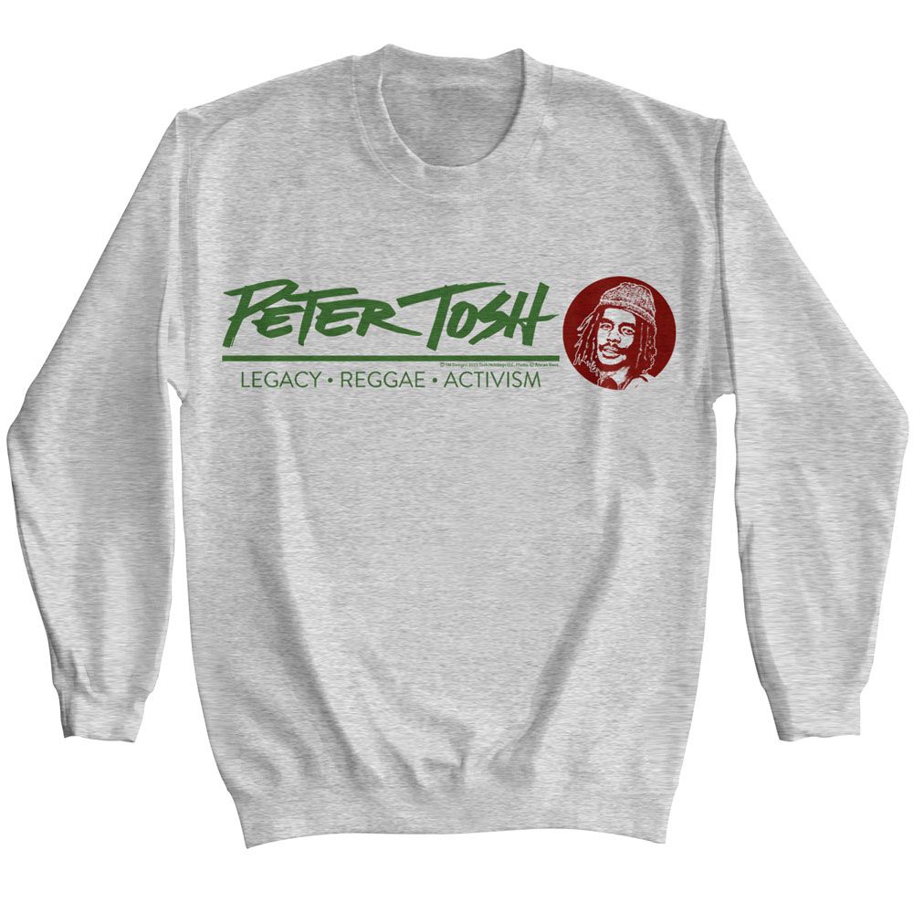 Peter Tosh Sport Gray Adult L/S Sweatshirt
