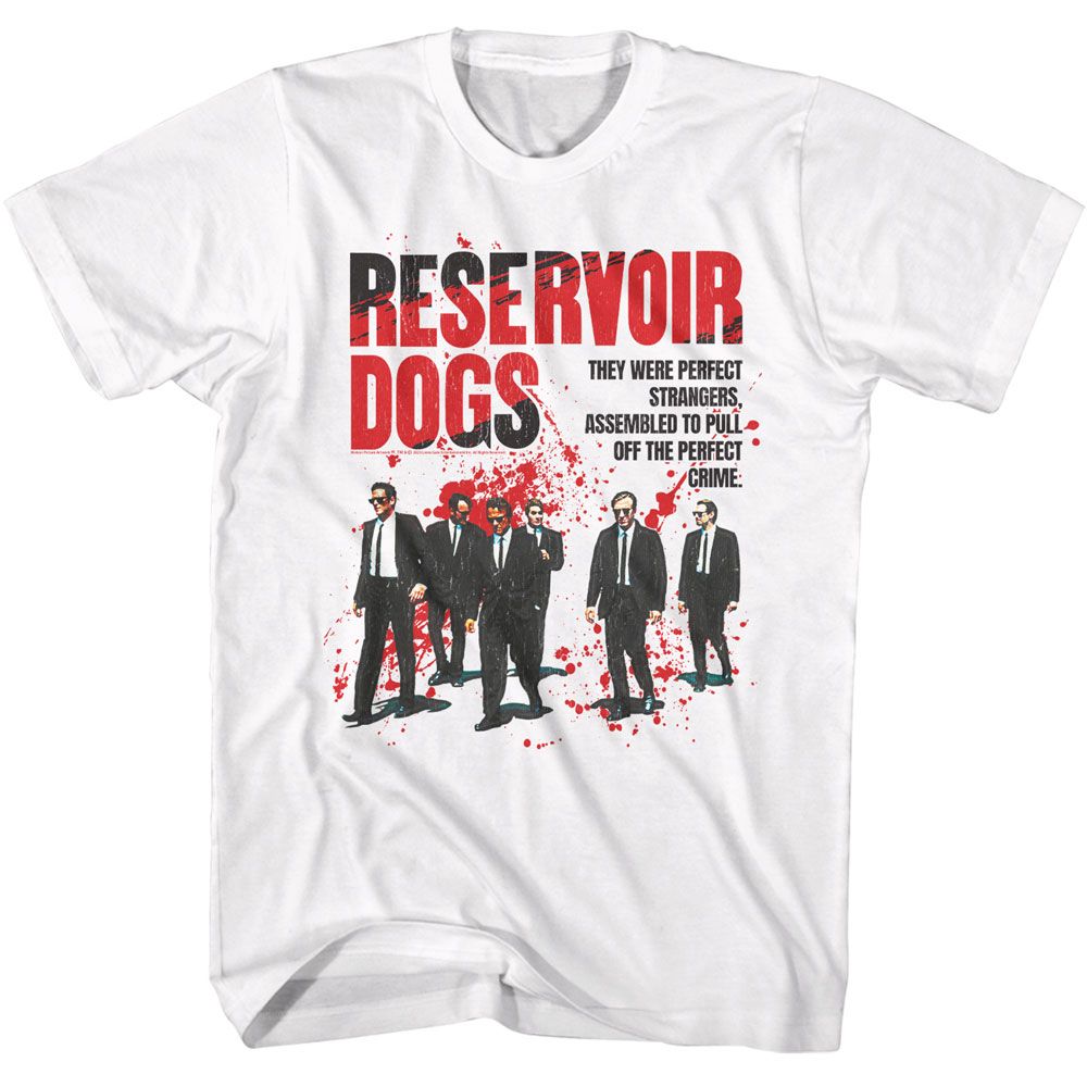 Reservoir Dogs White Adult Short Sleeve Tshirt