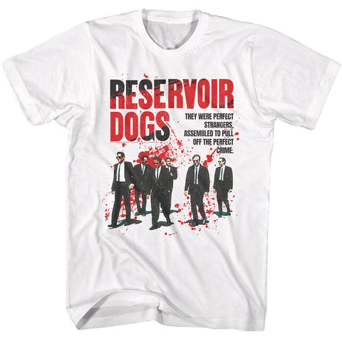 Reservoir Dogs White Adult Short Sleeve Tshirt