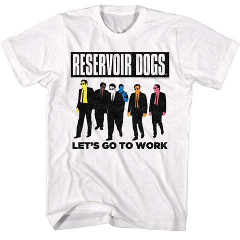 Reservoir Dogs White Adult Short Sleeve Tshirt