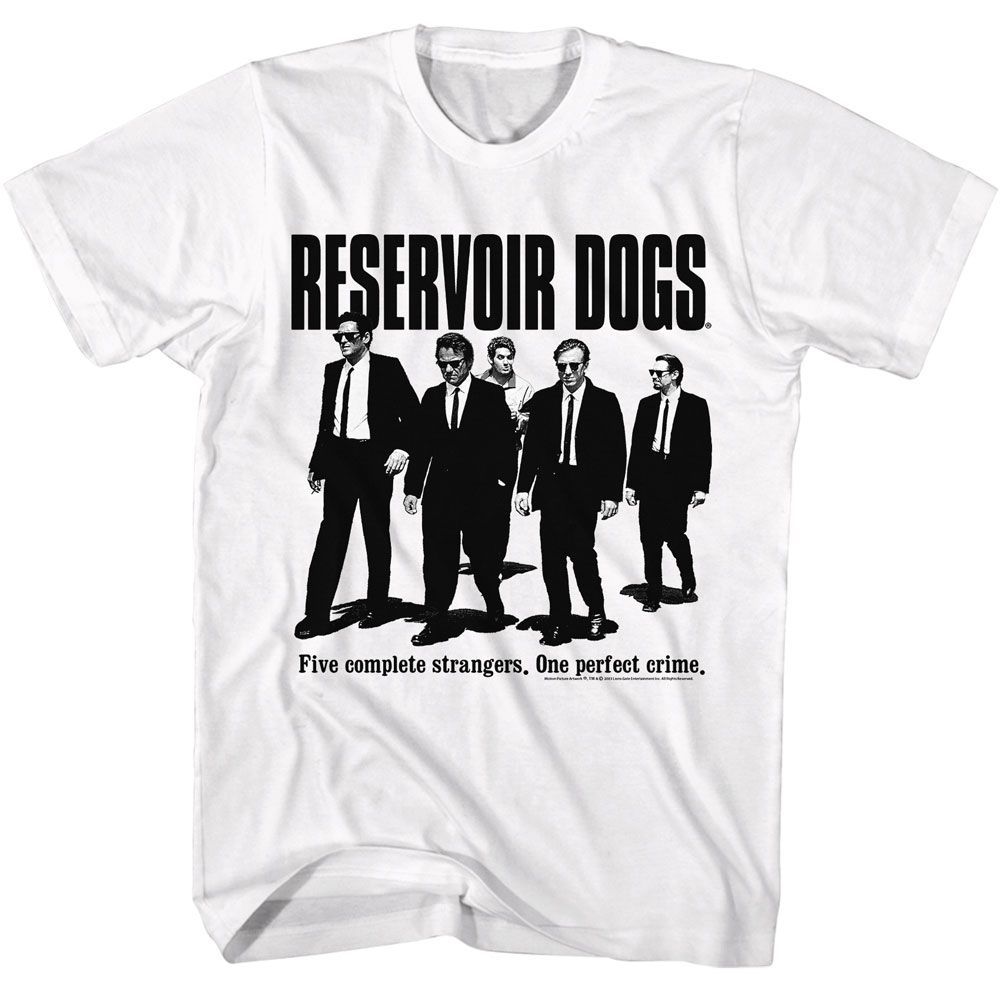 Reservoir Dogs White Adult Short Sleeve Tshirt