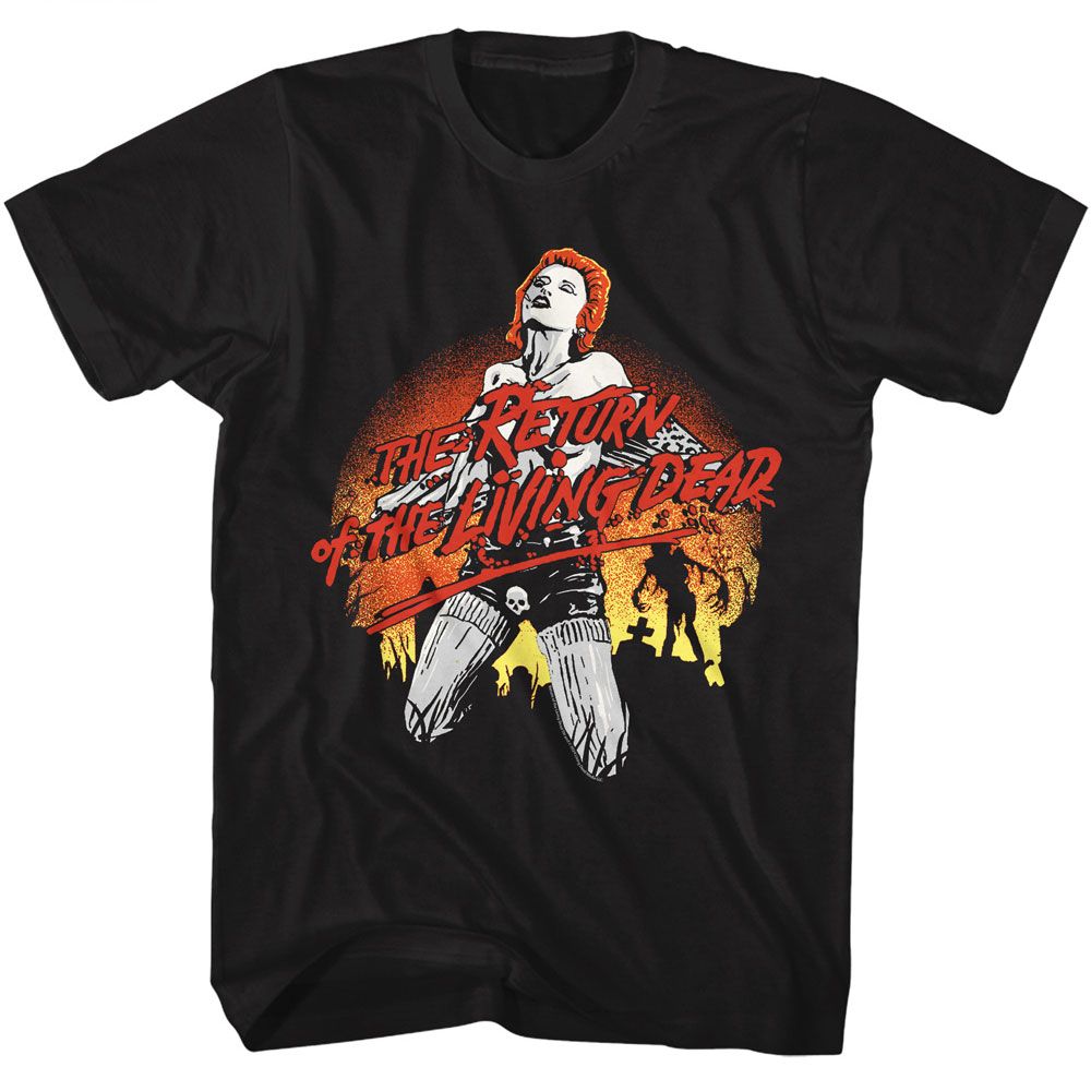 Return Of The Living Dead Black Adult Short Sleeve Tshirt