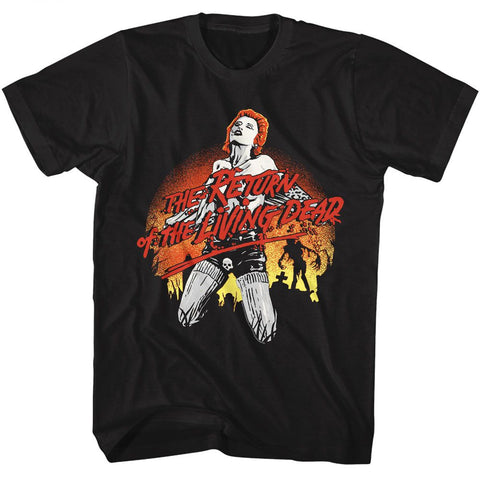 Return Of The Living Dead Black Adult Short Sleeve Tshirt