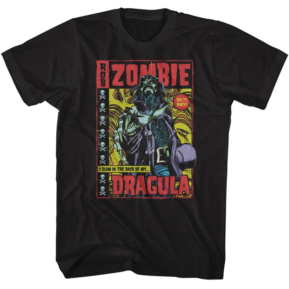 Rob Zombie Black Adult S/S Tshirt