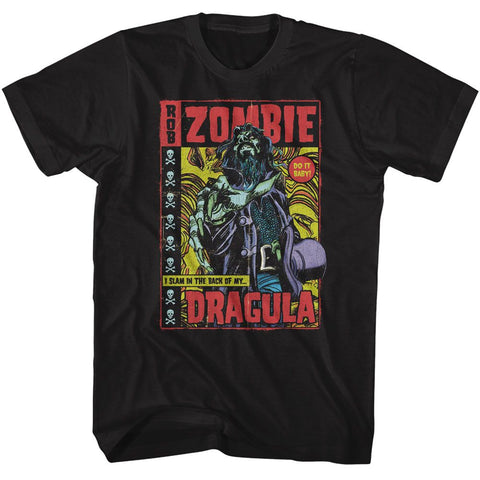 Rob Zombie Black Adult S/S Tshirt