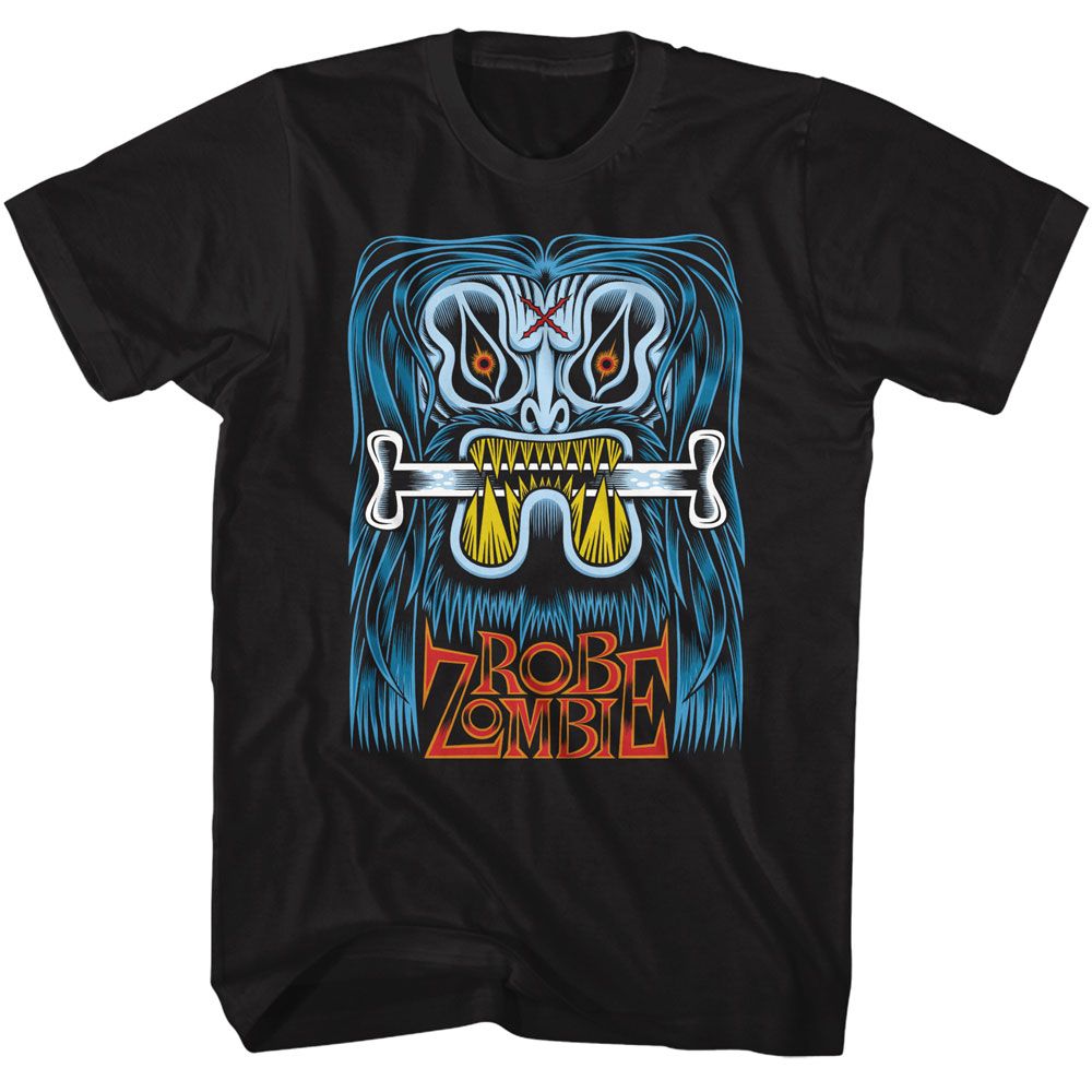 Rob Zombie Black Adult S/S Tshirt