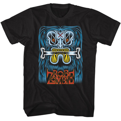 Rob Zombie Black Adult S/S Tshirt