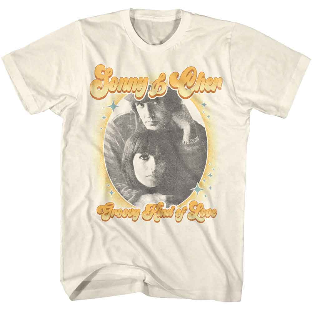Sonny And Cher Natural Adult S/S Tshirt