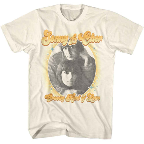 Sonny And Cher Natural Adult S/S Tshirt