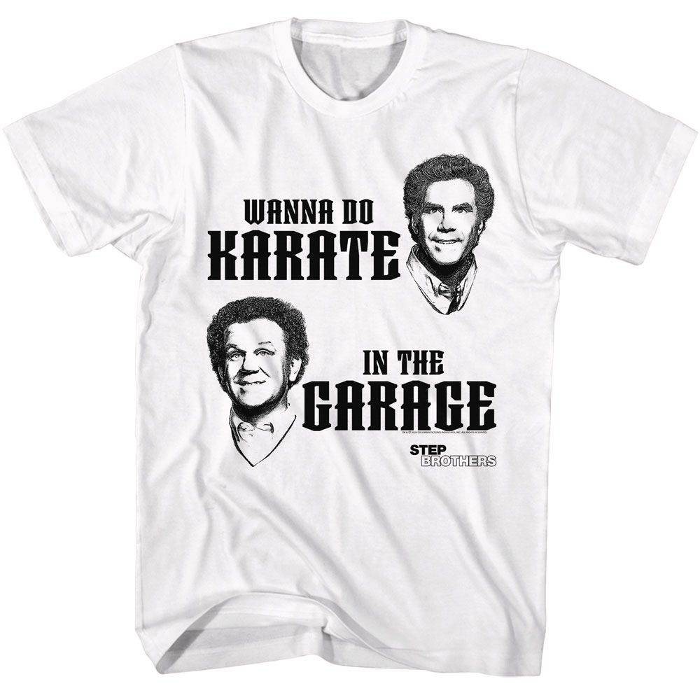 Step Brothers White Adult Short Sleeve Tshirt