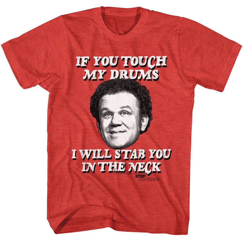 Step Brothers Red Heather Adult Short Sleeve Tshirt