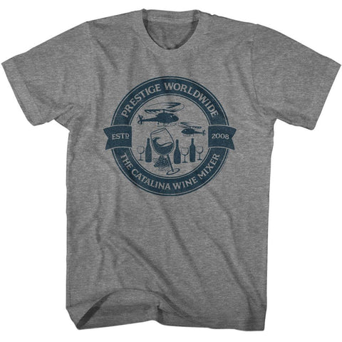 Step Brothers Graphite Heather Adult Short Sleeve Tshirt