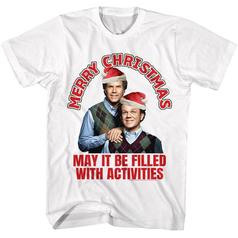 Step Brothers White Adult Short Sleeve Tshirt