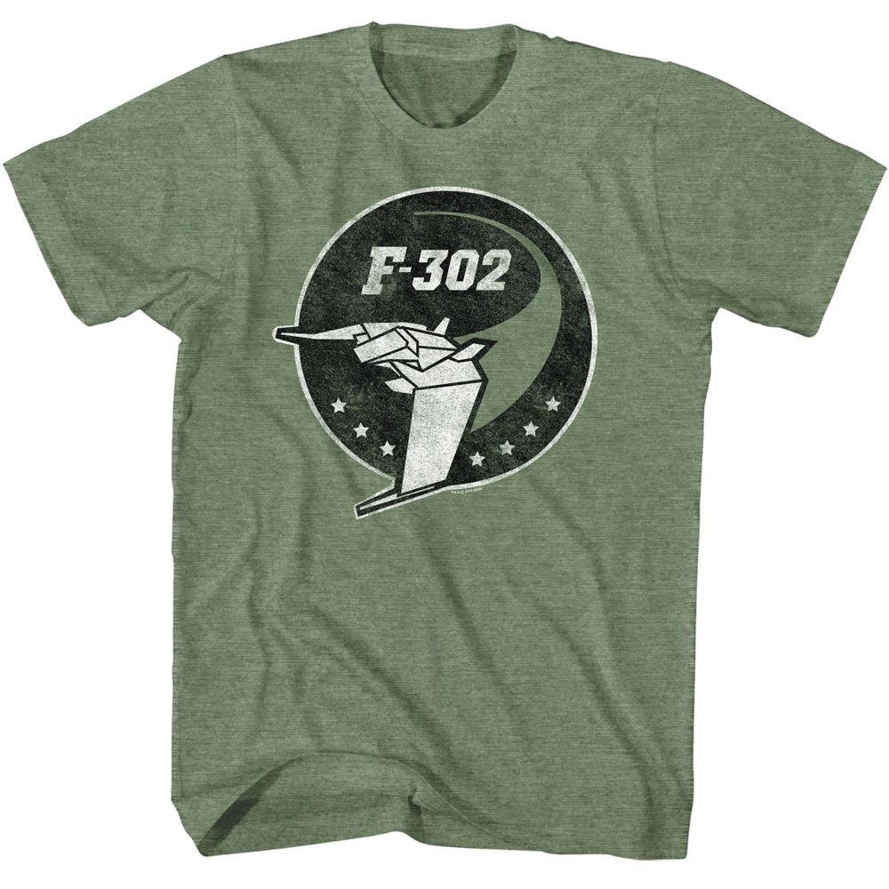 Stargate Military Green Heather Adult Short Sleeve Tshirt