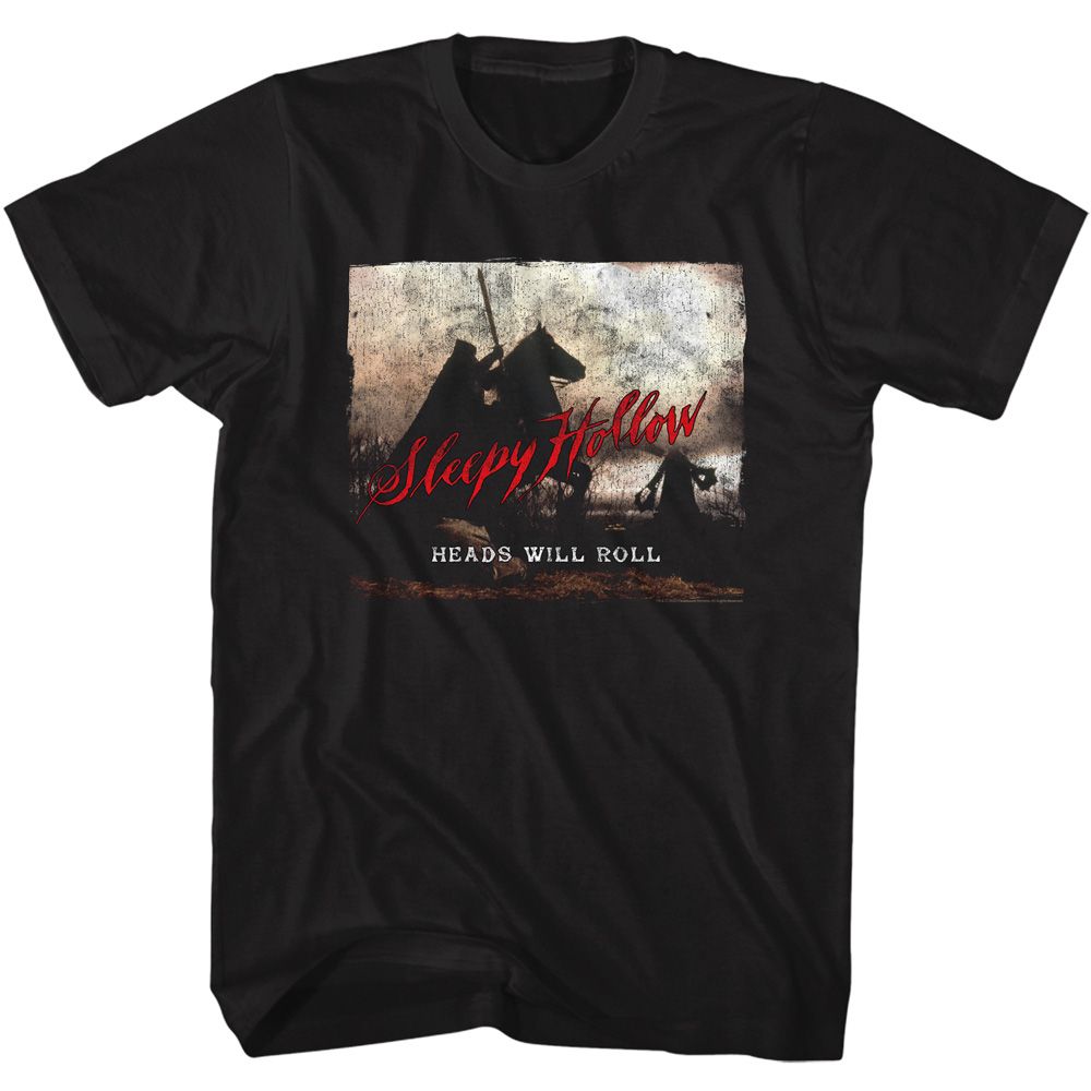 Sleepy Hollow Black Adult Short Sleeve Tshirt