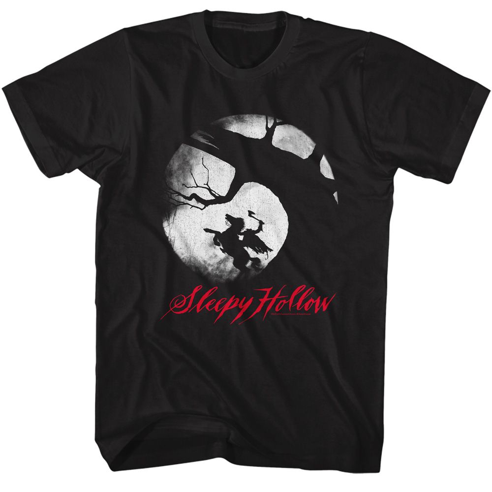 Sleepy Hollow Black Adult Short Sleeve Tshirt
