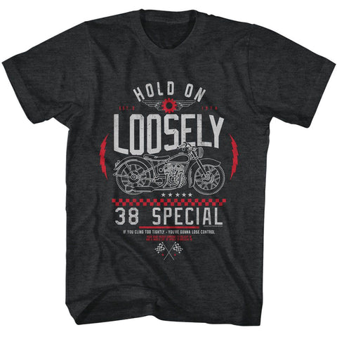 38 Special Black Heather Adult S/S Tshirt