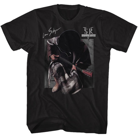 Stevie Ray Vaughan Black Adult S/S Tshirt