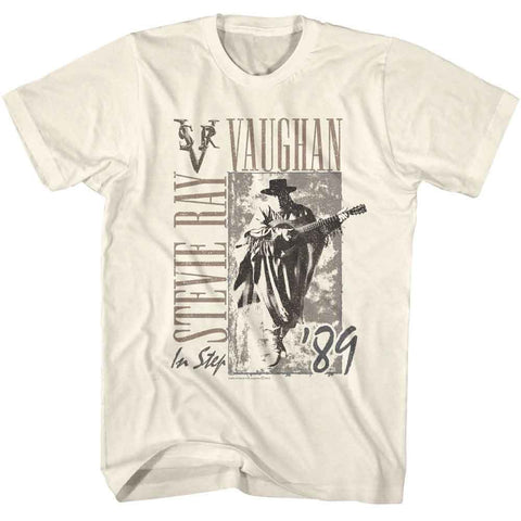 Stevie Ray Vaughan Natural Adult S/S Tshirt
