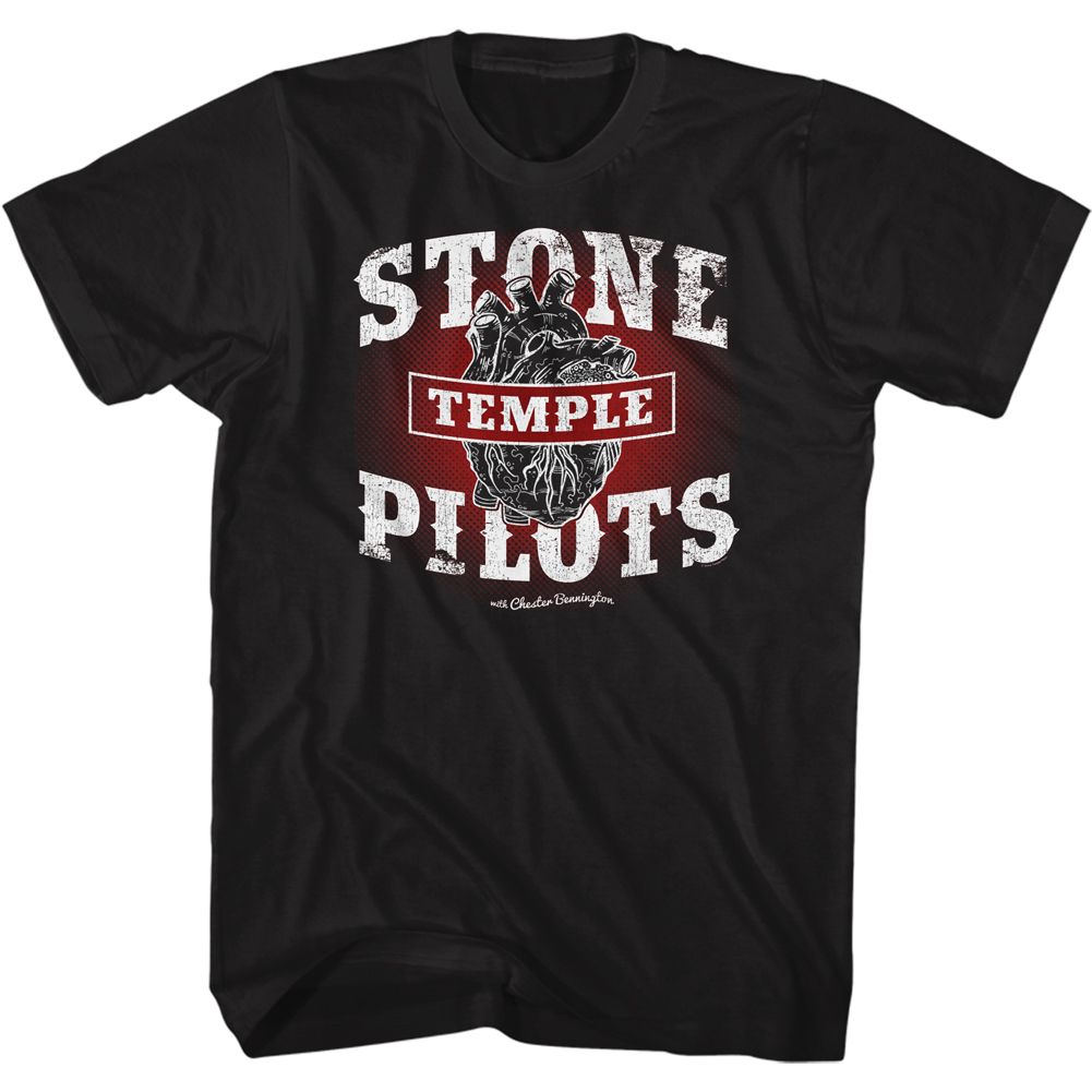 Stone Temple Pilots Black Adult S/S Tshirt