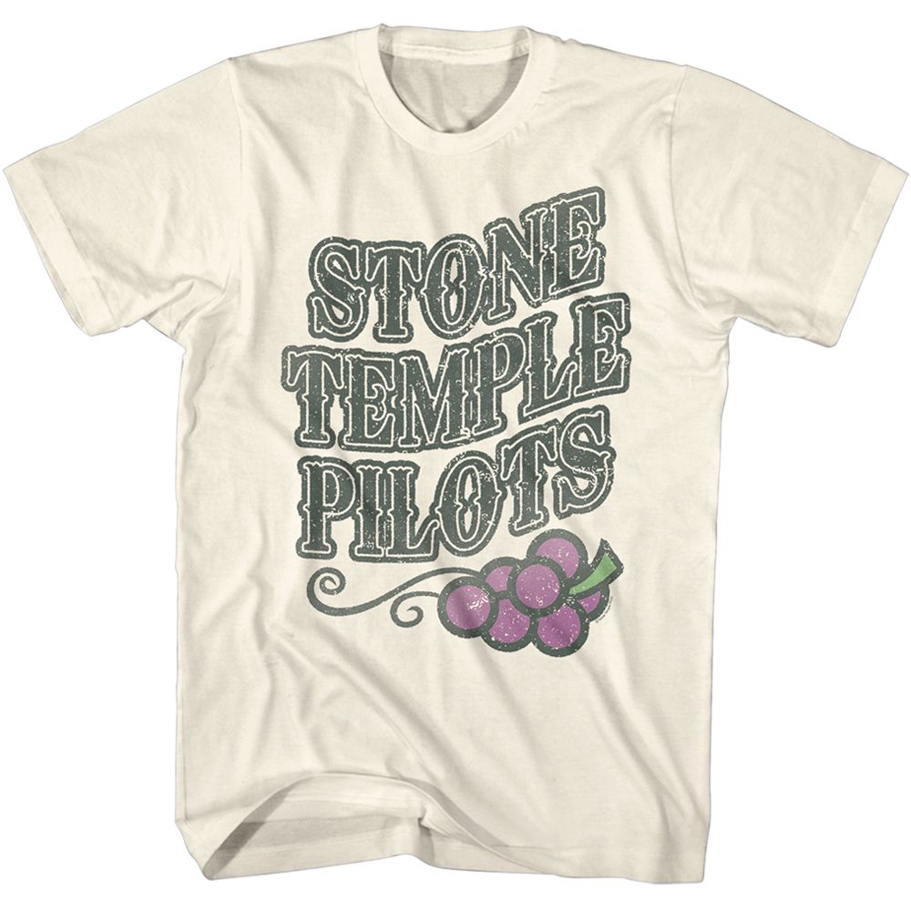Stone Temple Pilots Natural Adult S/S Tshirt