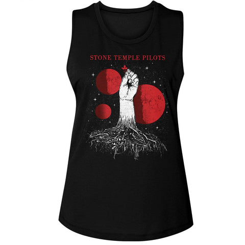 Stone Temple Pilots Black Ladies Muscle Tank