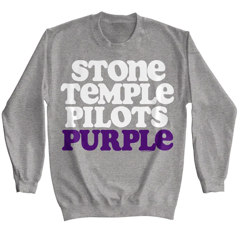 Stone Temple Pilots Graphite Heather Adult L/S Sweatshirt