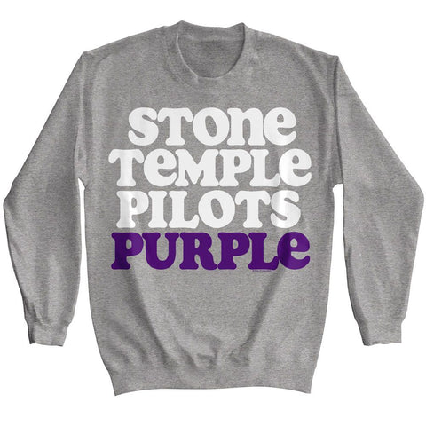 Stone Temple Pilots Graphite Heather Adult L/S Sweatshirt