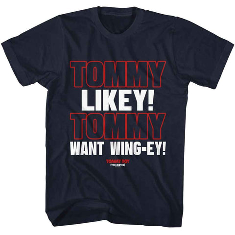 Tommy Boy Navy Adult Short Sleeve Tshirt