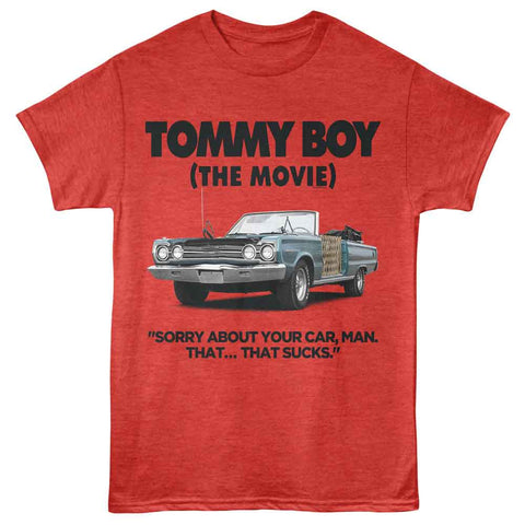 Tommy Boy Red Heather Adult Short Sleeve Tshirt