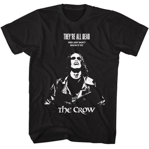 The Crow Black Adult Short Sleeve Tshirt