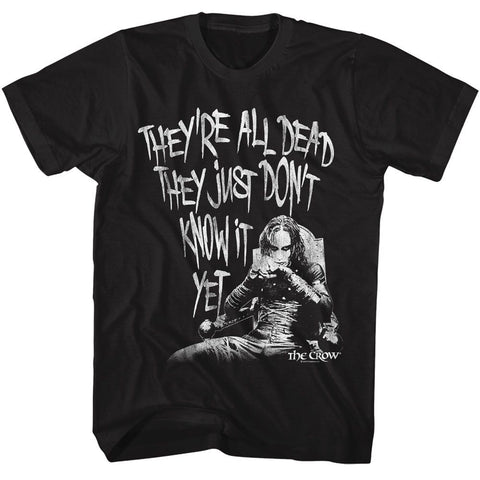 The Crow Black Adult Short Sleeve Tshirt