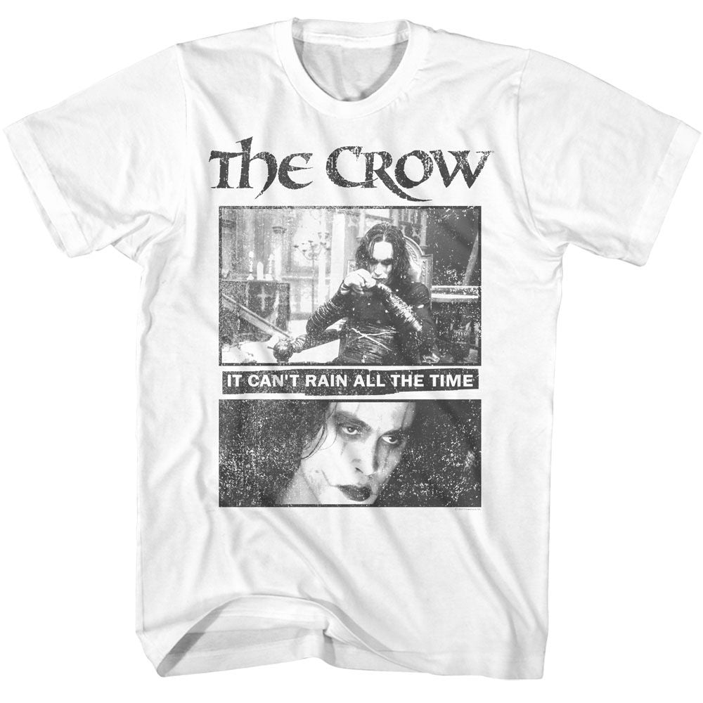 The Crow White Adult Short Sleeve Tshirt