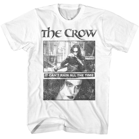 The Crow White Adult Short Sleeve Tshirt