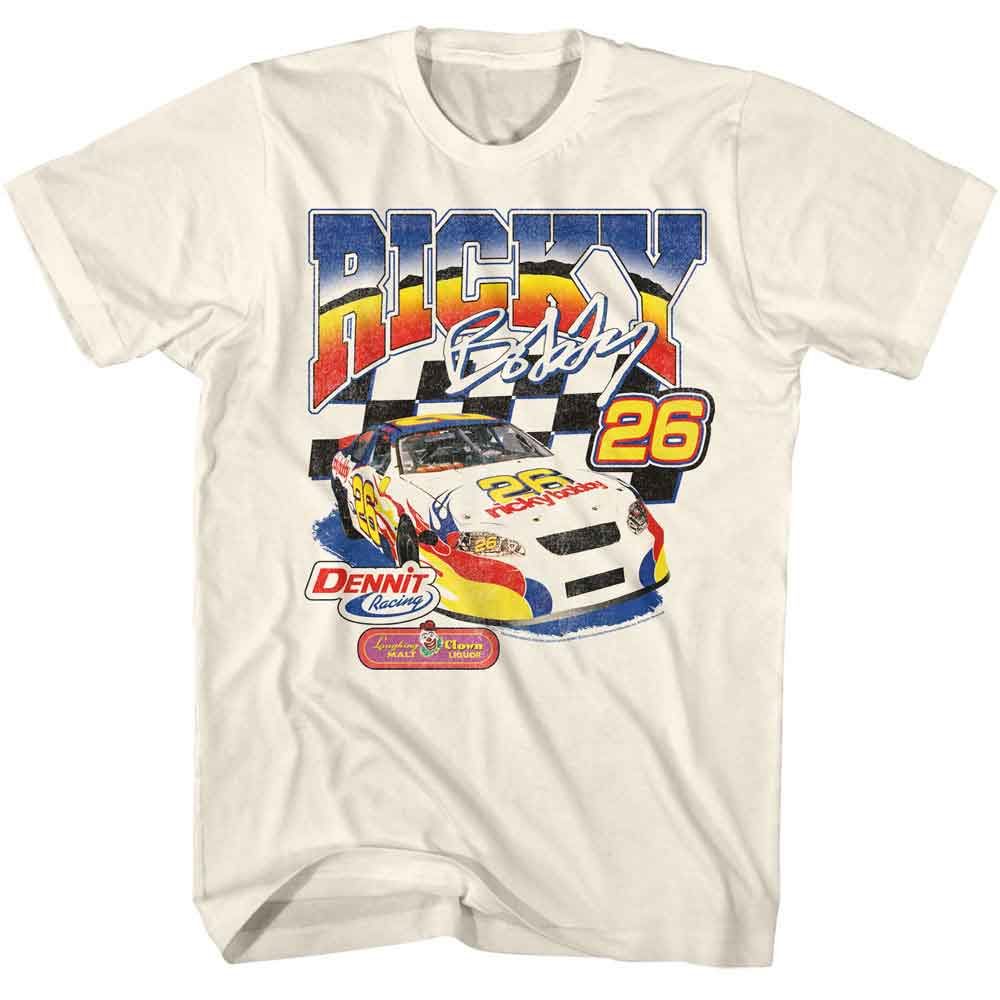 Talladega Nights Natural Adult Short Sleeve Tshirt