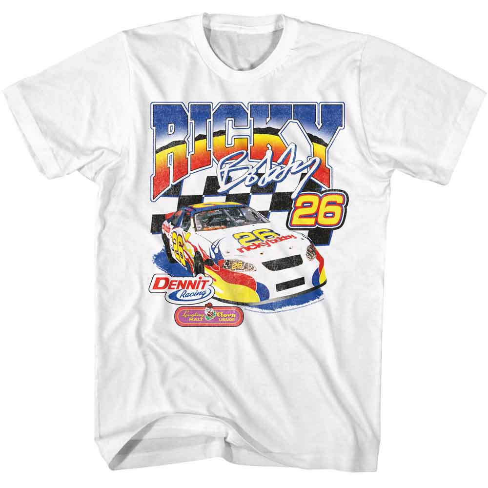 Talladega Nights White Adult Short Sleeve Tshirt