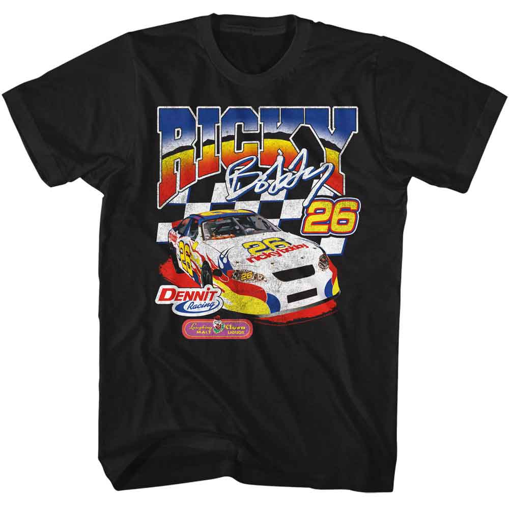 Talladega Nights Black Adult Short Sleeve Tshirt