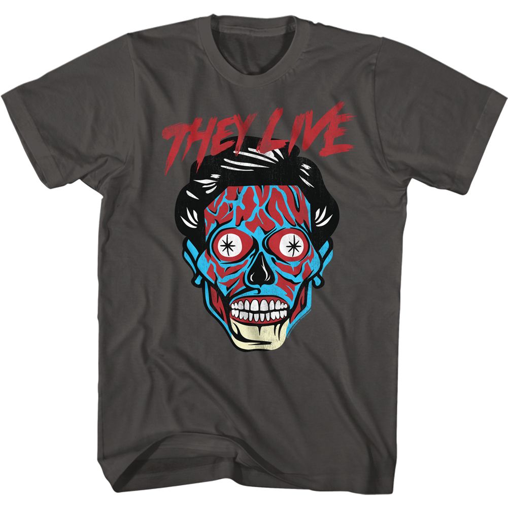 They Live Smoke Adult Short Sleeve Tshirt