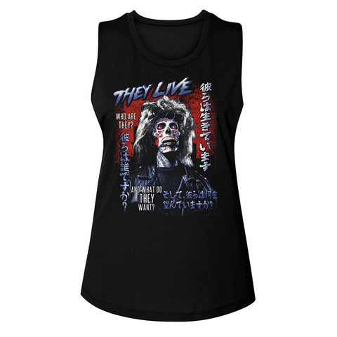 They Live Black Ladies Muscle Tank
