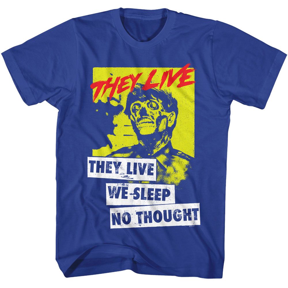 They Live Royal Adult Short Sleeve Tshirt