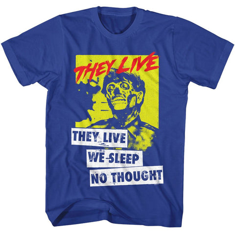 They Live Royal Adult Short Sleeve Tshirt