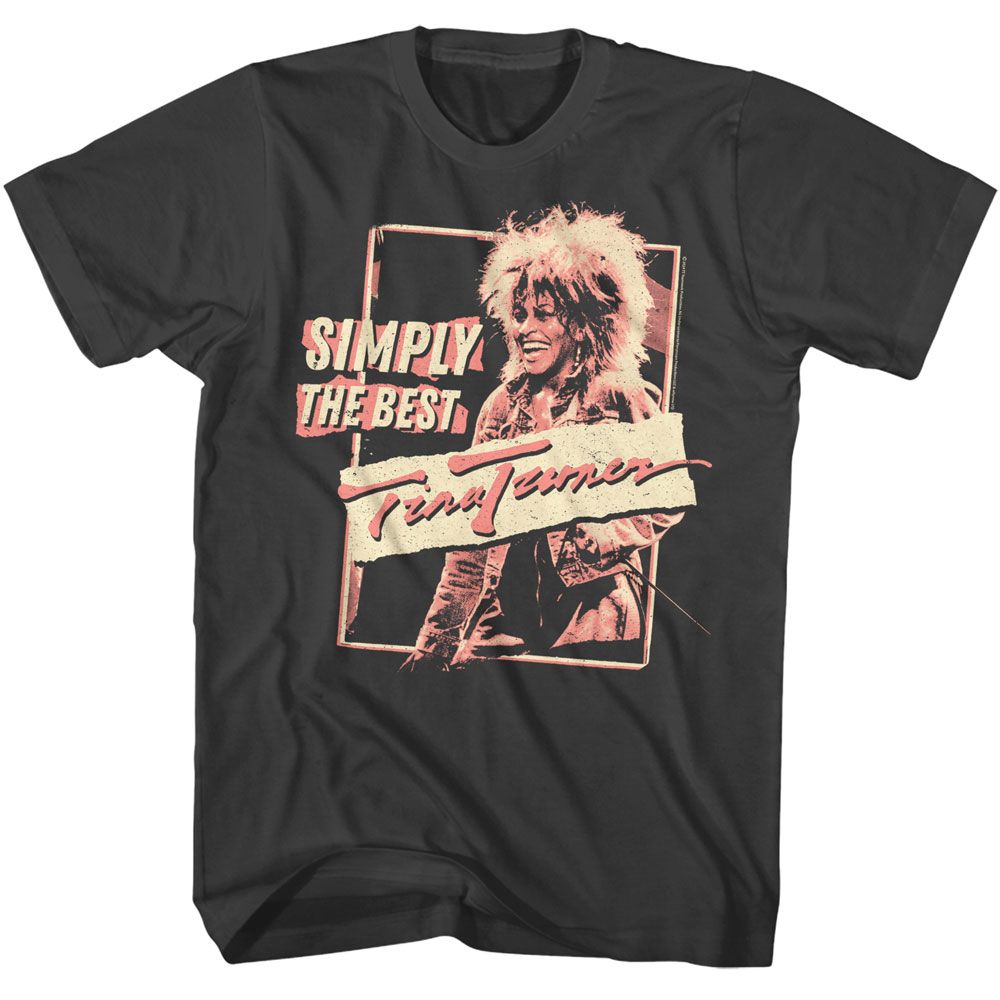 Tina Turner Smoke Adult S/S Tshirt