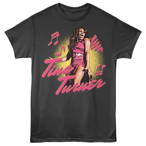 Tina Turner Smoke Adult S/S Tshirt