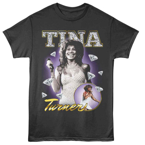 Tina Turner Smoke Adult S/S Tshirt