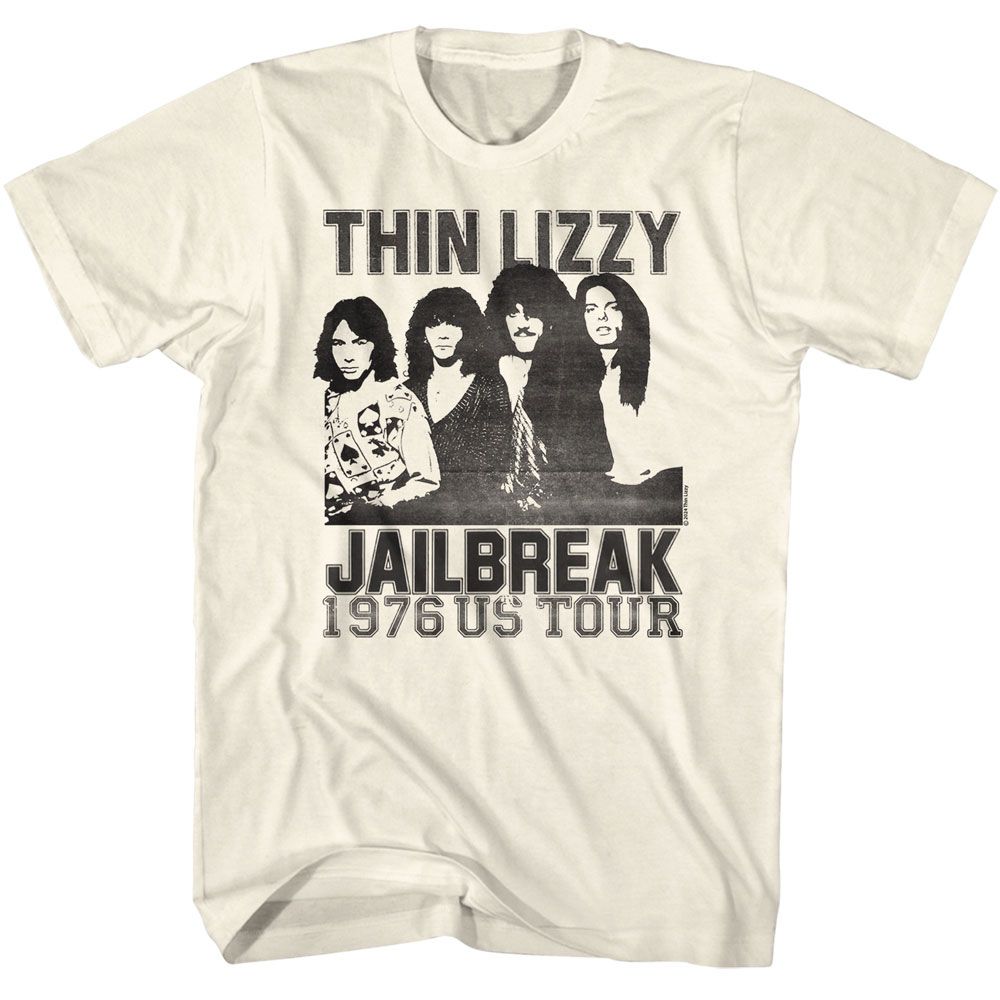 Thin Lizzy Natural Adult S/S Tshirt