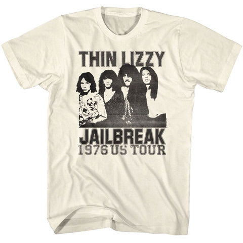 Thin Lizzy Natural Adult S/S Tshirt