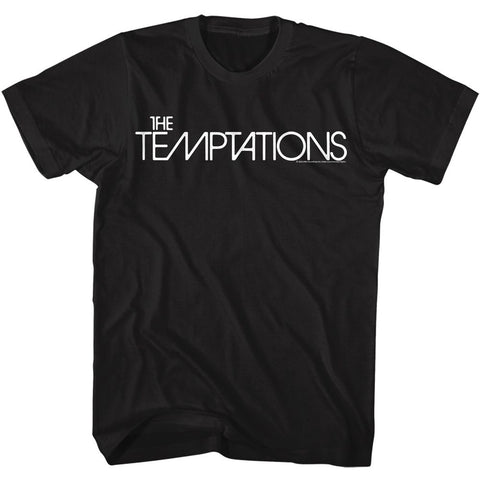 Temptations Black Adult S/S Tshirt