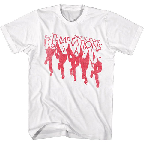 Temptations White Adult S/S Tshirt