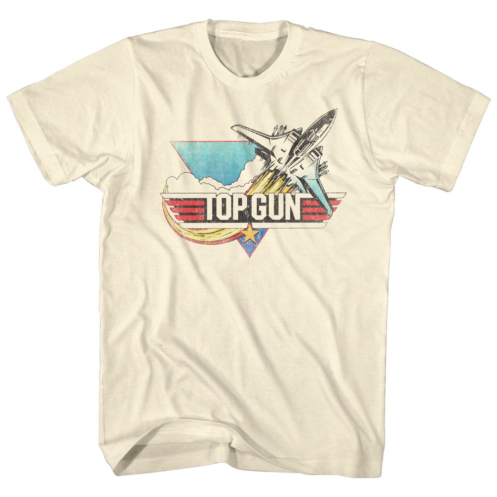 Top Gun Natural Adult Short Sleeve Tshirt